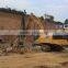 Full hydraulic rock drill mounted on excavator AH140