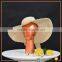Abstract egg fabric mannequin head for hat wig display