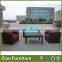 PE rattan garden sofa set outdoor comfortable patio sofa set