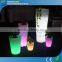 Outdoor Drain Away Water RGB Colorful Light up Flower Pot