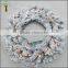 Artificial Flocking Christmas Wreath Snowing Christmas Wreath