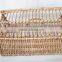Wicker material rectangular wall basket