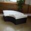 Evensun Stylish Brown Outdoor Sunbed Indoor Daybed