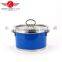 Hot Selling 5pcs Colorized European Stainless Steel Soup Pot kitchen cookware
