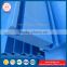 Blue UHMW-PE chain track for liquid filling line