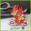 3D soft world cup design customize logo pvc keychain