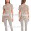 best selling lady sublimation camo t-shirt customized cheap price