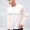 Custom Long Sleeve Baseball Collar Without Hood Pink Men's 96% Cotton 4% Elastane Casual Skinny Slim Fit Zip Opening Sweatshirt