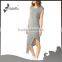 Irregular Dress With Light Heather Grey for Girls