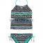Girls Nylon/spandex Floral AOP Swimsuit
