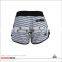 2016 NEW CROSSFIT BLACK AND WHITE STRIPE WOMENS' MMA SHORTS