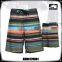 Men's Colorful Stripes Shorts Full Sublimation Four Way Stretch Boardshorts