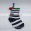 2017 Wholesale customized christmas knitted stockings