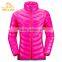 Wholesale foldable shiny ultra light women goose down jacket