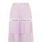 2017 OEM Summer Semi Perspective Tulle Flowy Skirts with Paillettes