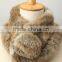 100% real rabbit fur scarf 9 colors