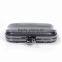 Iron Based Alloy Kiss Clasp Purse Frame Ball Gunmetal Rectangle 15.5cm(6 1/8") x 13.3cm(5 2/8"), 1 Piece