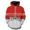 Chrismtas money flying unisex 3D red sweatshirts/blue na plus size 3d hoodies/ fashioable 3d Christmas hoodies jacket