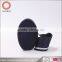 Flat Elastic Webbing-Black With White Stripe