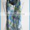 Wholesale New Fashion Floral and Plaid Printing Scarf for Dubai