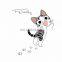 2016 Wholesale Cartoon Cat Sofa Printed Pillow Cotton And Linen Cushion Case