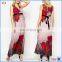 OEM service new cheap wrap front flower print western party wear african pregnant women dresses