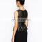 2014 Latest Famous Brand Leopard Print Peplum Evening Dress