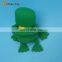 Wholesale Cute Green Soft Plush Frog Stuffed Toy with cute hat