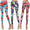 Cheaper Girls Skin Soft Print 92% polyester 8% spandex women brushed leggings