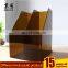 Factory custom brown PMMA book display stand plexiglass book frame acrylic book holder