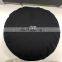 High Quality All Black Embroidery Logo Cotton Cover Foam Beads Meditation Cushion