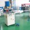 Double miter cutting aluminum windows and doors frame assembly machine