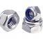 The high quality DIN982 stainless steel self lock nut nylon clinching M5 press hex nylock bolts nuts