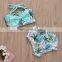 2019 new toddler bathing suit 2 pcs set coconut full print kids summer swimsuit girls swimwear