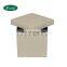 Reatai PVC leather folding square storage home stool foldable ottoman for clothes