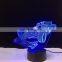 Racing Car 3D Night Light Table Lamp 7 Colors Changing Desk Lamp Novelty Led Night Lights