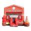 Blow Up Kids Jump Bounce House Fire Station Jumping Castle Inflatable Bouncer Jumper