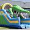 Outdoor Custom Castle Inflatable Crocodile Kroko Jumping Bouncer Slide Jumper Playground