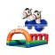 Outdoor Inflatable Horse Race Derby Game Party Wipeout Fun Games For Kids Adults
