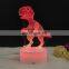 3D illusion Visual Night Light 7 Colors Change LED Desk Table Lamp Bedroom Home