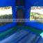 Blue Crush Bounce House Combo Water Jumping Castle Inflatable Wet Dry Bouncy Houses With Water Slide