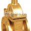 low price  brass flange gate valve  PN16 Brass Material flange type gate valve for water gas oil