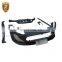 DNC Style Carbon Fiber Side Skirts Wing Rear Diffuser Fiberglass Front Bumper For Maserati GT Car Kits