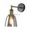 European Fancy Modern Round Glass LED Decoration Light Glass Wall Lamp