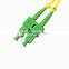SC-SC Fiber Jumper Fiber Optic Patch cord  G652D G657A Single Mode SM Duplex SC Fiber Patch cord