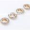 Fashion Hot Colorful Silver Gold Bag Garment Stone Eyelet/Grommet 15Mm