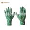 Nitrile gloves Garden gloves 13 gauge floral nylon Iiner with colored nitrile coated on palm and fingers gloves for work