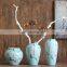 Blue Glazed Modern Design Ceramic Porcelain Flower Vase