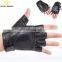 New Men's Leather Gloves Finger less Half Finger Motorcycle Cycling Outdoor Driving Gloves