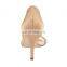 Ladies beautiful fancy pearl design low heel ankle wrap sandals shoes other colors option are available